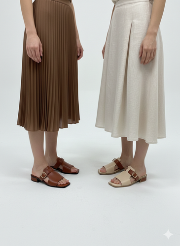 صندل پاشنه ۲ سانت